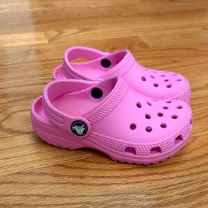 CROCS Kids Bubblegum Pink Sandals